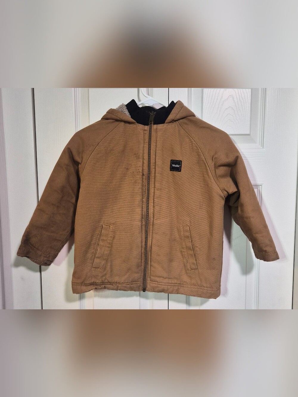 Boy's Walls Tough Wear Sherpa Lined Work Coat Sz. 6/7